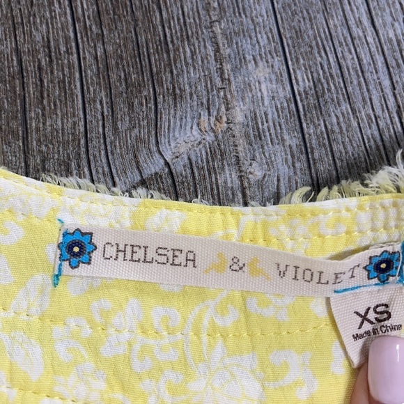 Yellow cotton maxi dress (XS) - Picture 11 of 14